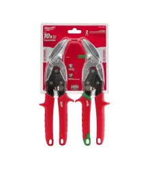 Kit Tesoura Chapa Aviação 10" C/2 pçs Esquerda - Direita