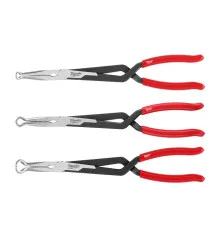 Kit de Alicates Longo P/ Mangueiras C/ 3 pçs