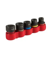 Jogo de Extrator C/6 pçs (1/2"-7/16"-3/8"-5/16"-1/4")