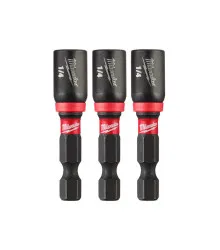 Adaptador Magnético 1/4" X 50mm X 1/4" C/03 pçs G