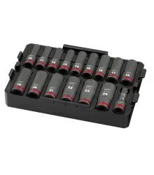 Bandeja C/ Jogo Soquete Impacto Enc. 1/2" Longo 16 pçs Comp. Packout