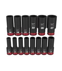 Jogo Soquete Impacto Enc. 1/2" Longo 14 pçs - 49-66-7014