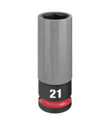 Soquete Impacto E 1/2"" X 21mm X 78mm C/ Capa - 49-66-7806